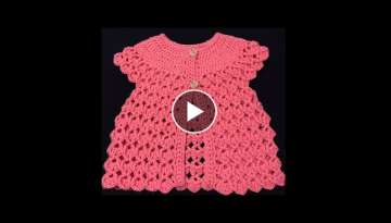 Crochet vest for girls, Crochet sweater vest 1-8 years, How to crochet, Crochet for Baby