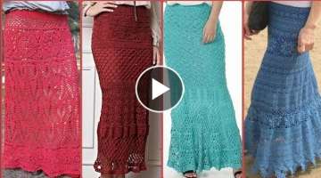 30+ Amazing & Stylish Crochet Long Skirt Outfits Designs Ideas 203