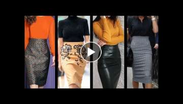 Pencil skirts outfits ideas and styles for office wear work girls and women