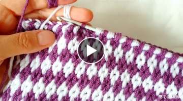 Ördükçe çok beğeneceğiniz çok güzel Tunus işi örgü modeli knitting Crochet Örgü mode...