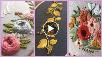 Cross stitch Hand embroidery designs - ribbon embroidery