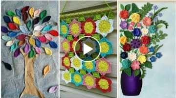 Most decorative crochet wall hanging creative designs ideas