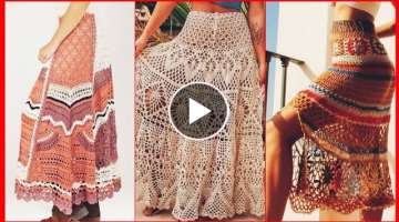 Most of Beautiful crochet pattern & Crochet Blouse And skirt designs for girls#stylish#2023newide...