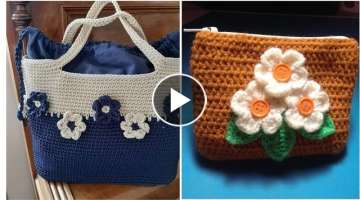 heart touching and latest collection of crochet women purse designs.