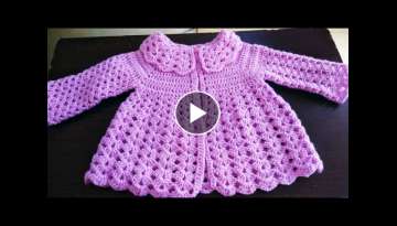 easy and beautiful crochet frock tutorial part 1 (हिंदी में)