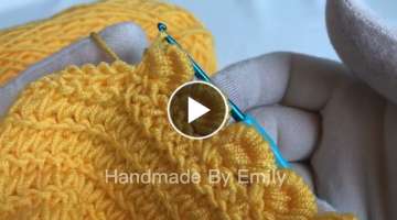 Very nice models for you to crochet on the edge of the braids you knit