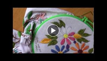 Entertainment - Embroidery works - Wine stitch flower designs