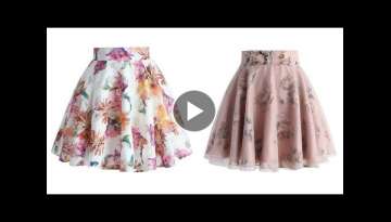 Top 50+ clasy Mini floral skirt design ideas for girls 2020 - latest mini skirts designs for casu...