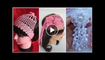 Top trendy crochet pattern headbands/heads cover/hair accessories multi styles unique designs ide...