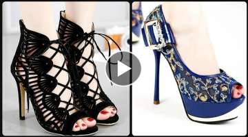 Gorgeous & Stylistic High Heel Formal Lace & Embellished Peep Toe shoes & Sandals Ideas By Design...