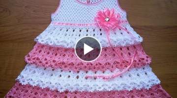 Crochet Patterns| for |Crochet Baby Dress| 825