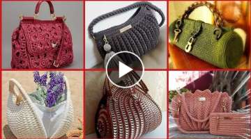 Fabulous Hand Made Crochet Bags Designs Ideas//Classy Crochet Patterns For Hand Bags