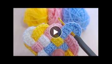 Muhteşem Süper Easy Crochet Knitting Örgü Modeli ????☕????????How to knit a Celtic motif, C...