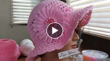 Part 4 Crochet Sparkly Summer Sun Hat