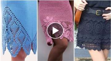 Mind blowing And Amazing Crochet Kintted Handmade Partten Skirts Designs For Beautiful Women