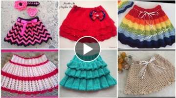 Stunning And Beautiful New Hand Crochet Baby Skirts Designs Ideas