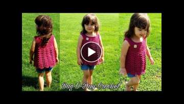 How To Crochet - A Toddler Summer Top | Lil' Ruby Rose | Bag O Day Crochet Tutorial #508