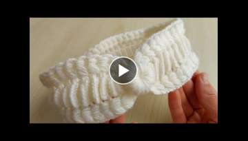How to knit Headband Crochet - Görenler Bu Şahane Saç Bandına Bayıldılar