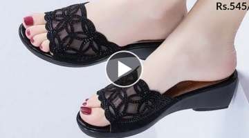 UNBELIEVABLE WOMEN'S FOOTWEARS SANDALS SHOES DESIGN FOR LADIES WITH PRICE