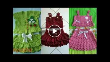 Top Class And Trendy Summer Crochet Baby Girls Skirts & Top Design