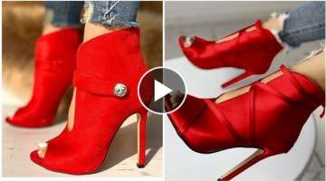 Most Stylish Formal Party Wear High Heel Women Ankle Open Toe Sandals Collection 2022