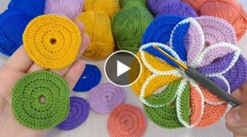 BUNU GÖRMEDEN GEÇME BAYILACAKSIN????KOLAY TIĞ İŞİ ÖRGÜ Crochet Very Easy Knitting Pot Co...