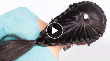 Easy & Unique hairstyles for party/wedding/work || Hairstyle girl | easy Hairstyles for ladies