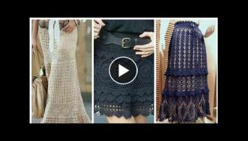 Crochet long & short skirts pattern designs latest beautiful collection ll DIY & crafting ideas
