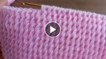 Super Easy Tunisian Knitting - Tığ İşi Şahane Örgüsü