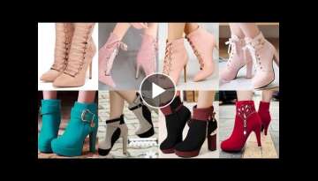 Best Leather lady ankle boots|elegant leather women office shoes and boots leather stiletto for g...
