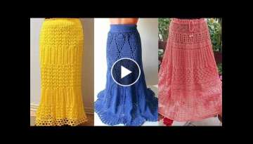 top trending free crochet skirts party wear skirts for girls collection 2023