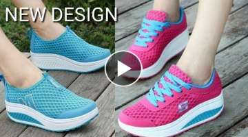 NEW LATEST CASUAL SNEAKERS FORMAL SPORTS SHOES SANDAL DESIGN FOR LADIES #MrFashion