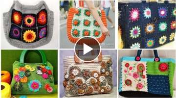 Most Stylish Crochet Hand Bags Designs Patterns