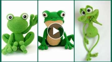 Beautiful Frog Amigurumi Crochet Designs || Handmade Crochet Frog Toys Ideas 2022
