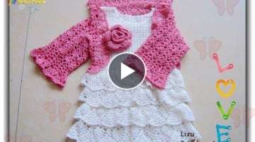 CROCHET PATTERNS| for free |Crochet baby dress| 21