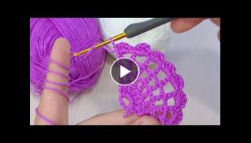 Super Easy Crochet Knitting Pattern ????Muhteşem Kolay Tığ İşi Örgü Modeli Tejidos a croch...