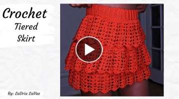 Crochet Tiered Skirt