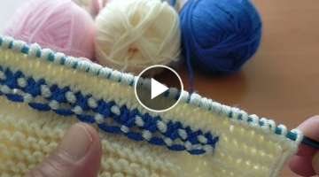 Kalan İplerle????Yapılışı Çok Kolay Bebek Yeleği Deseni????How to Knitting Crochet????????