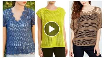 Beautiful And Demanding Crochet Top And Blouse Designs Idea Crochet Pattern Beautiful Crochet Des...