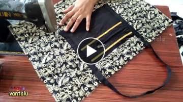 Travel Bag New Design Make at home/Cutting and Sewing/ Mana Vantalu