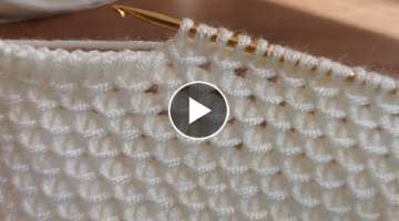 Super Easy Tunisian Knitting - Tunus Örgü Modeline Bayılacaksınızz