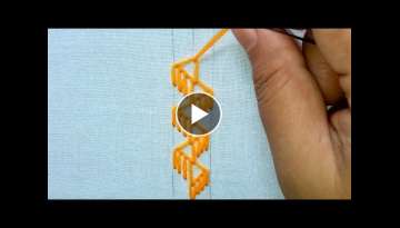 basic embroidery | hand embroidery border design # 45