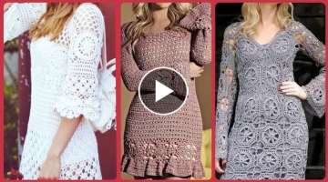 beautiful women's crochet bodycon sheath midi dresses styles