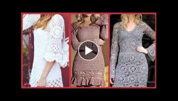 beautiful women's crochet bodycon sheath midi dresses styles