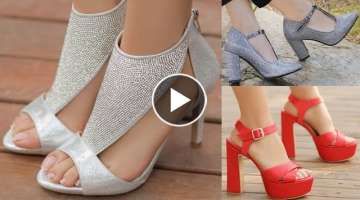 PARTY WEAR HEELS COLLECTION || BRANDED HEELED SANDALS NEW DESIGNS FOR WOMEN #FASHION4ALLBYRAHAT