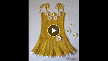Crochet Patterns| for free |crochet baby dress| 108