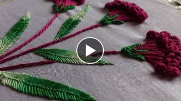 Hand embroidery./Embroidery stitches tutorial/Brazilian embroidery.