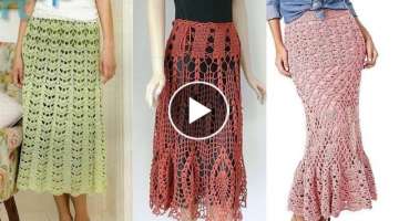 Very Creative Free Crochet Patterns Crochet Frill Summer Skirts For Women