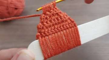 Super Easy Crochet Knitting - Tığ İşi Cook Güzel Örgü Modeli