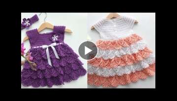 Beautiful Crochet Handmade Frock Designs | Baby Girls Crochet Frock Collection | Crochet Ideas